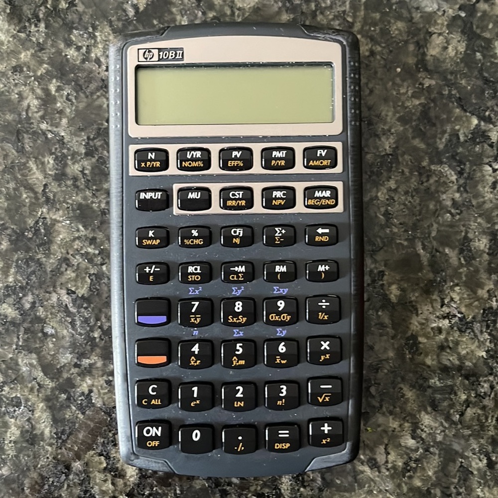 HP 10B II Financial Calculator